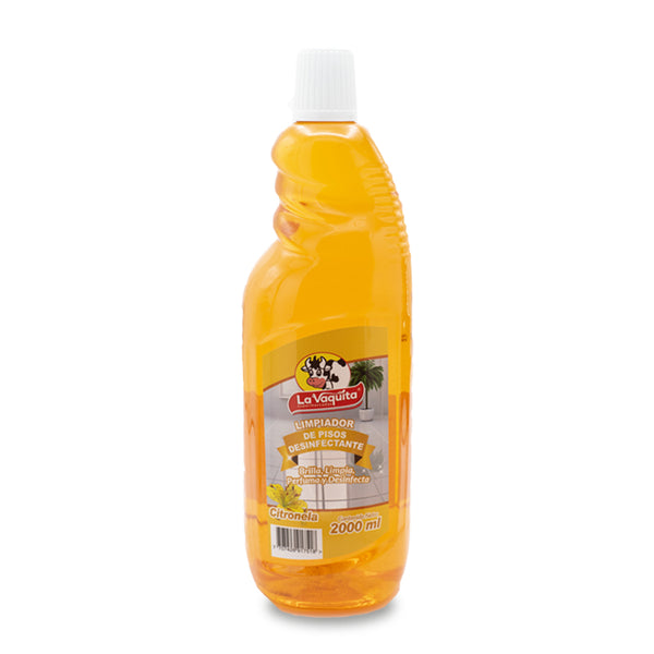 LIMPIADOR LA VAQUITA 2000ML CITRONELA